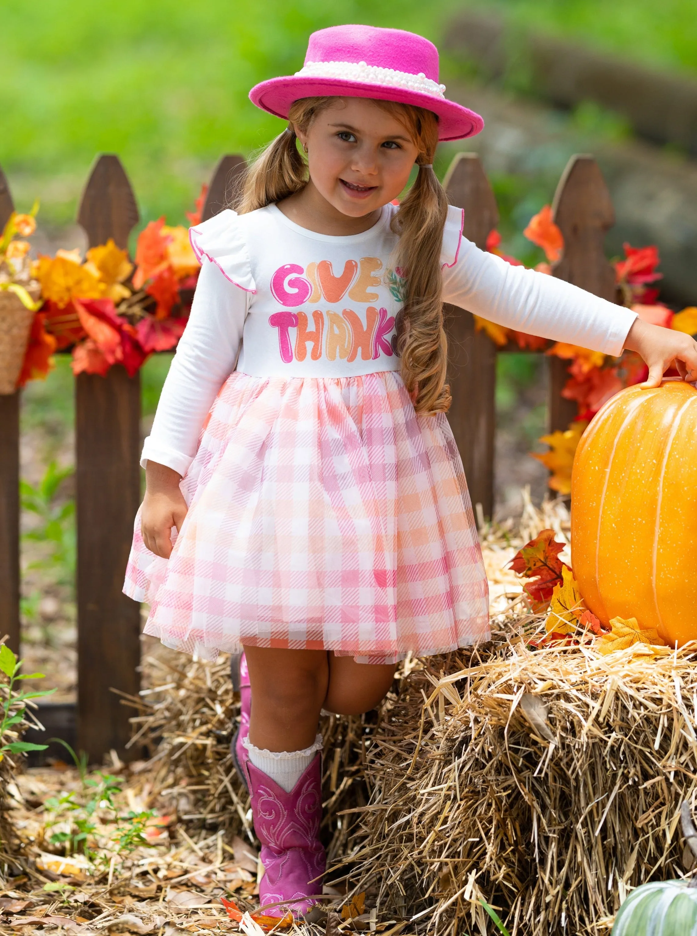 Give Thanks Ruffle Tutu Dress