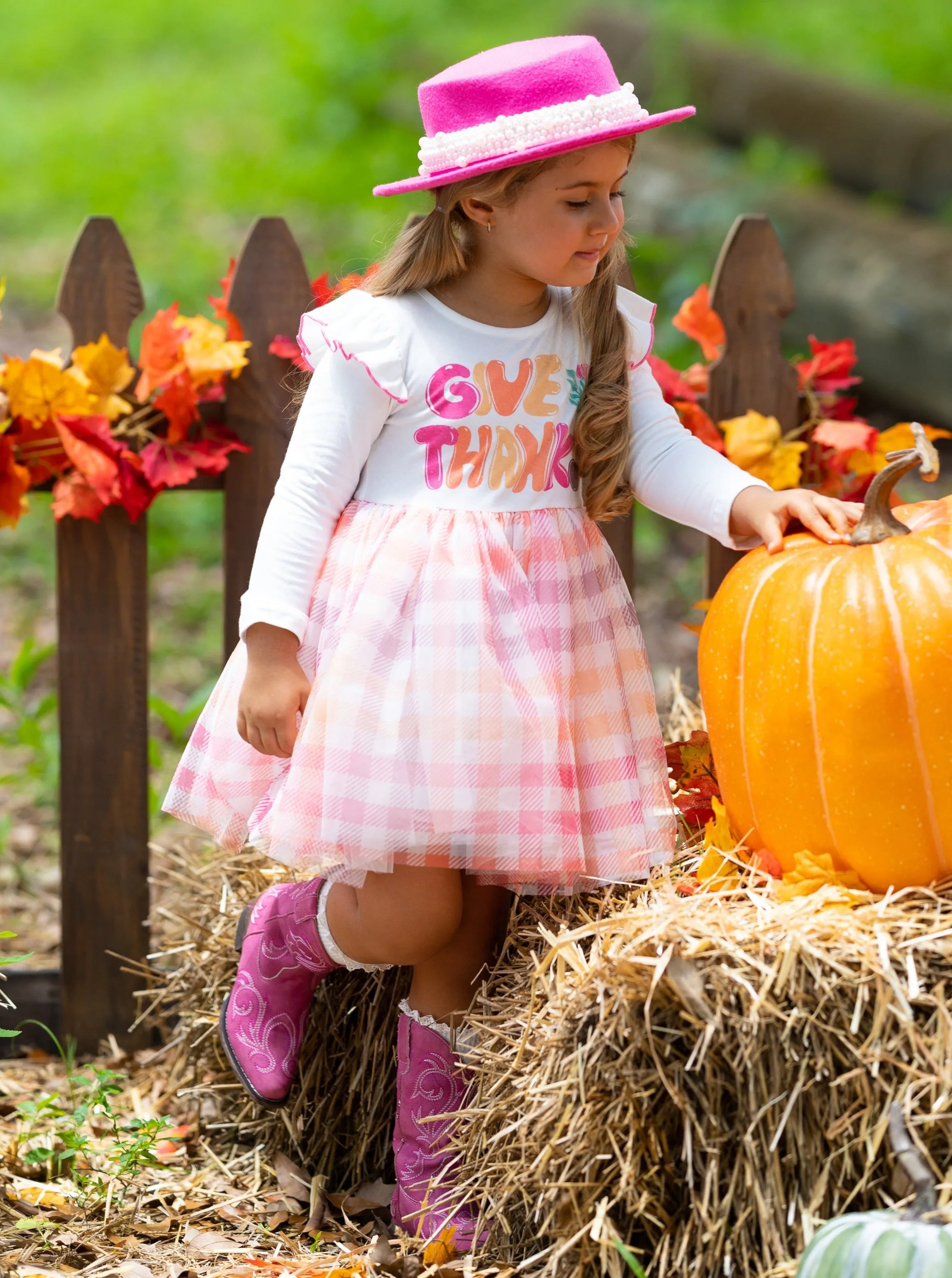 Give Thanks Ruffle Tutu Dress