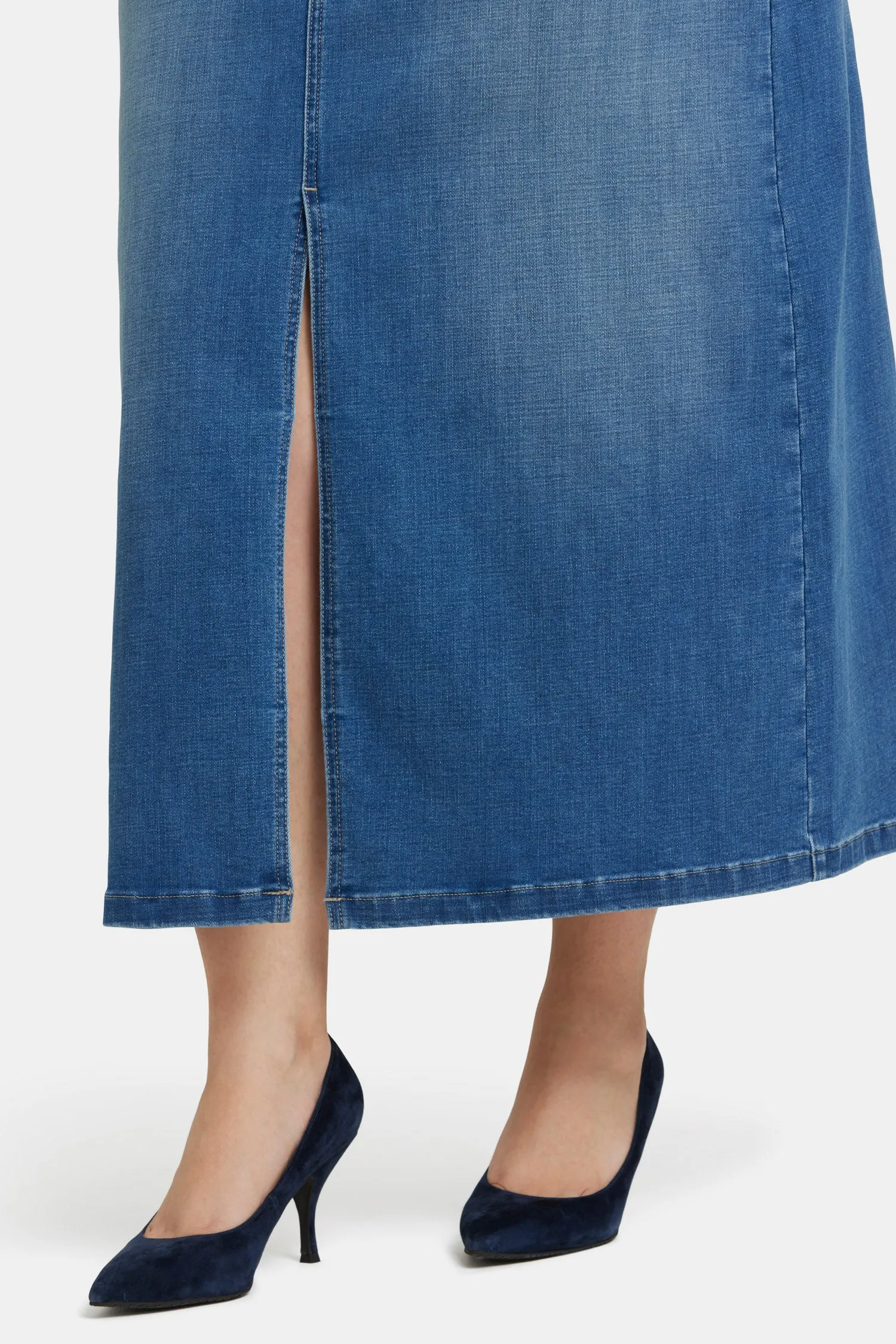 High Rise Long Skirt In Plus Size - Fairmont