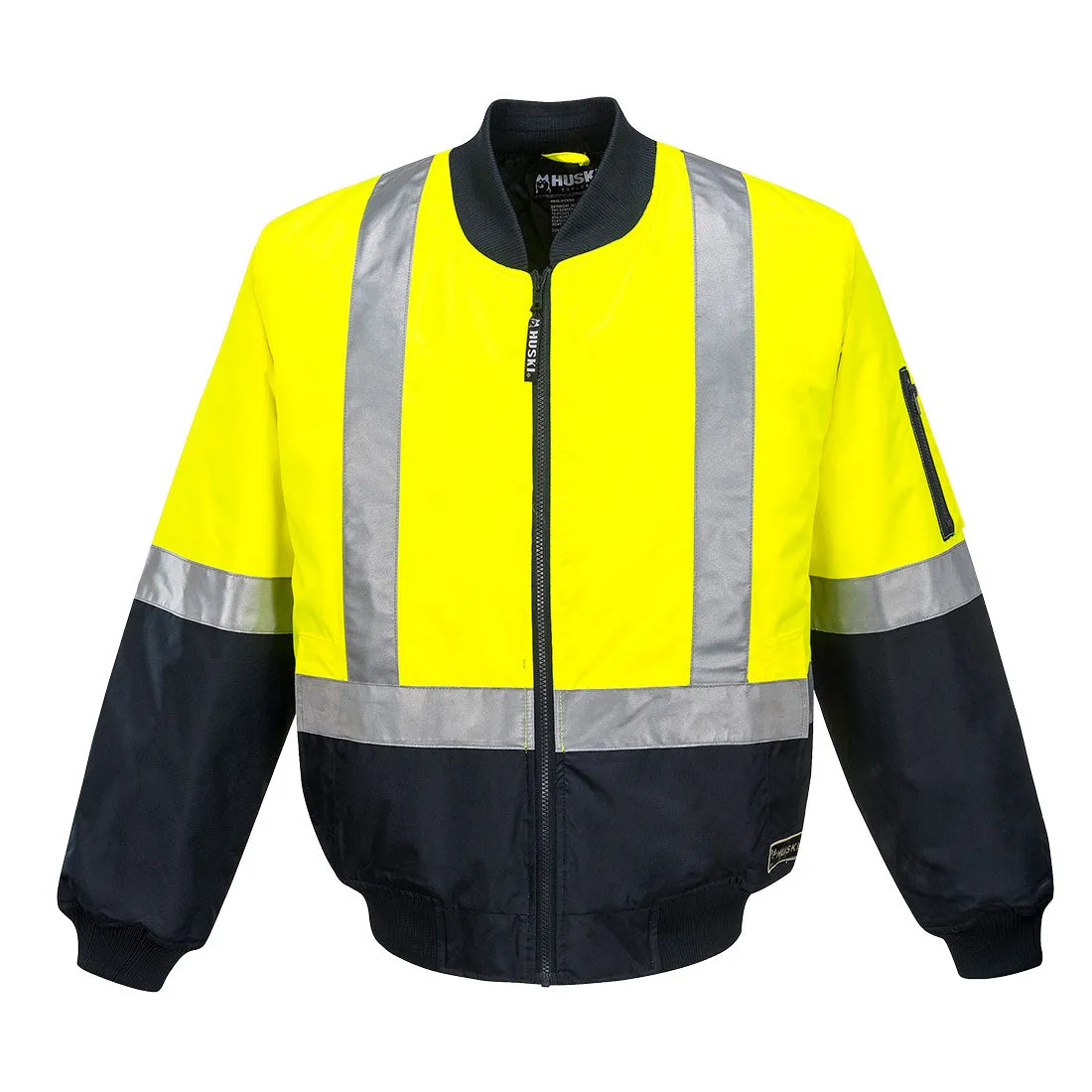 Huski Hi Vis 2 Tone Bomber Jacket 918131