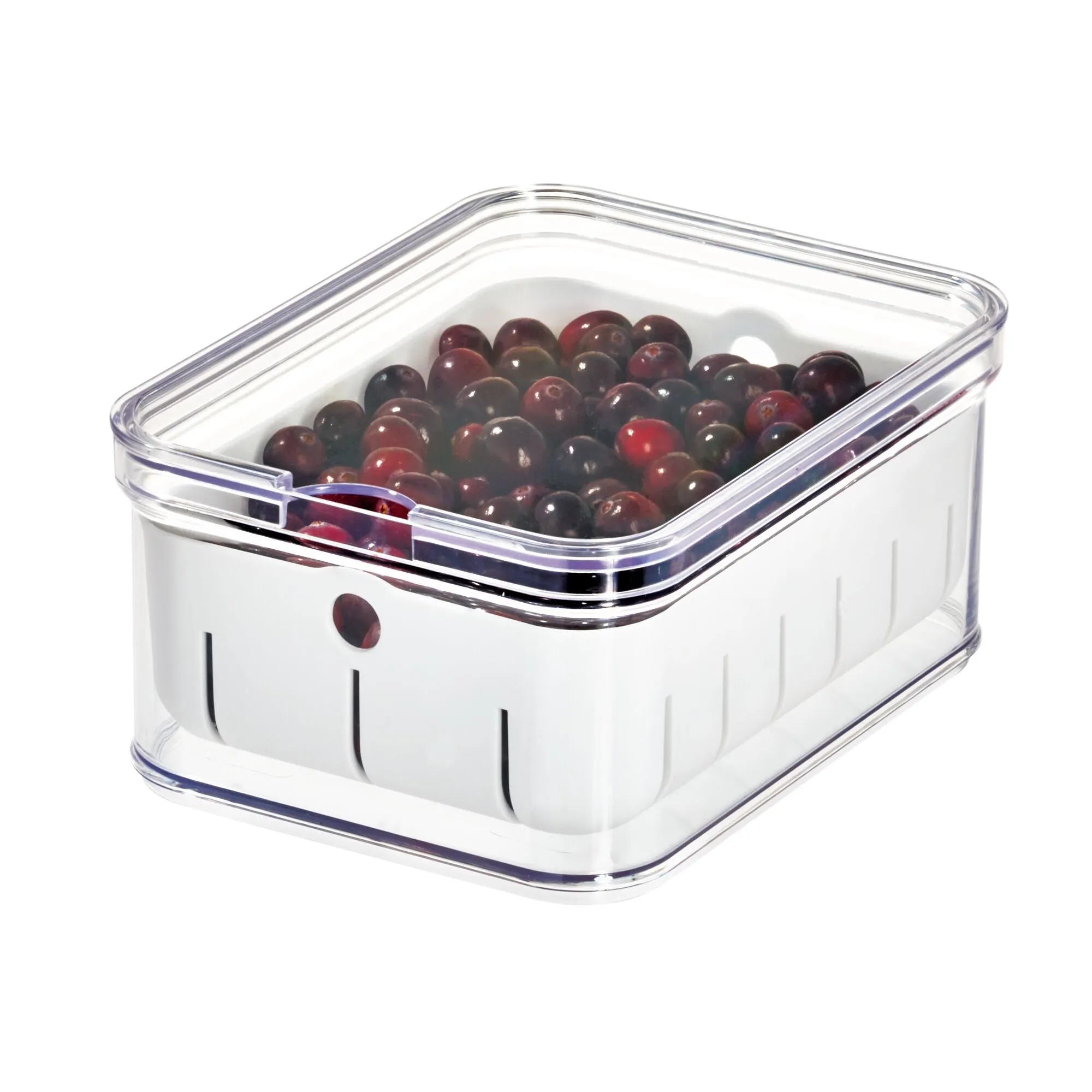 iDesign Crisp 8.32"x 6.32"x 3.76" Produce Storage Bin Recycled Plastic