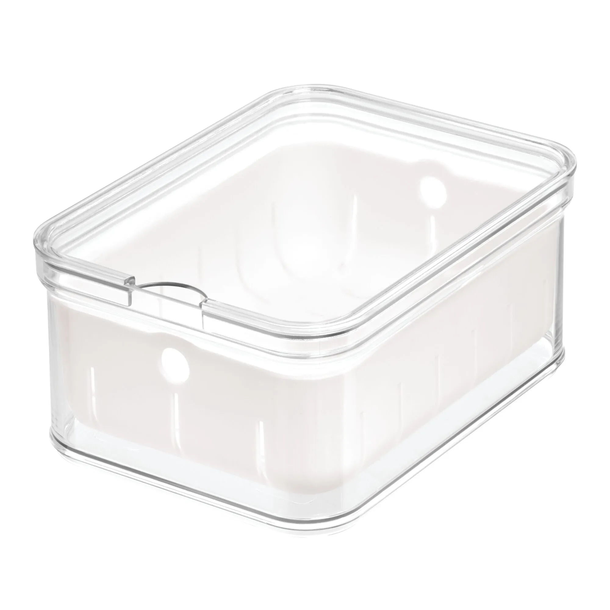 iDesign Crisp 8.32"x 6.32"x 3.76" Produce Storage Bin Recycled Plastic