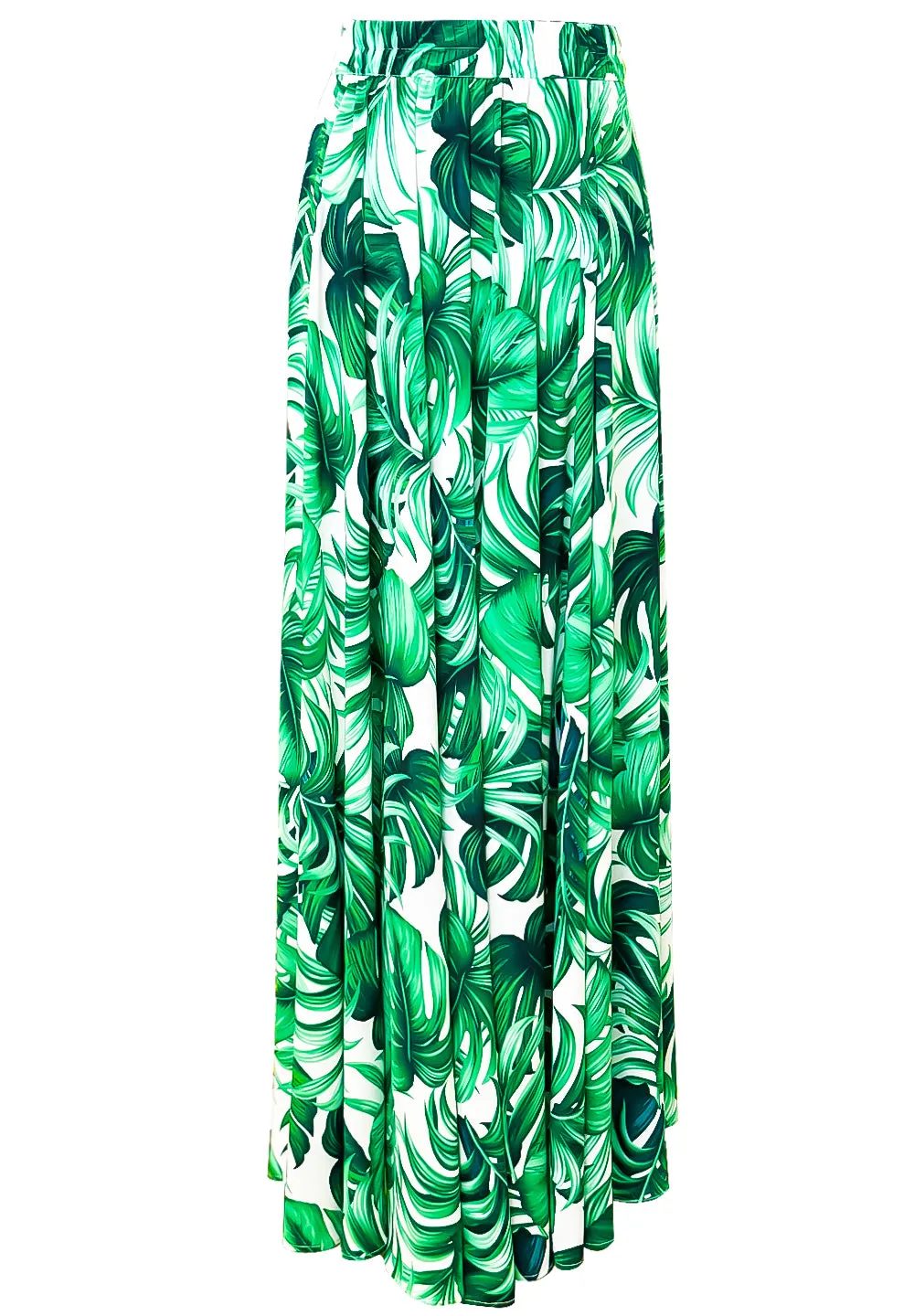 Jungle – Monstera White / Green Vera Skirt