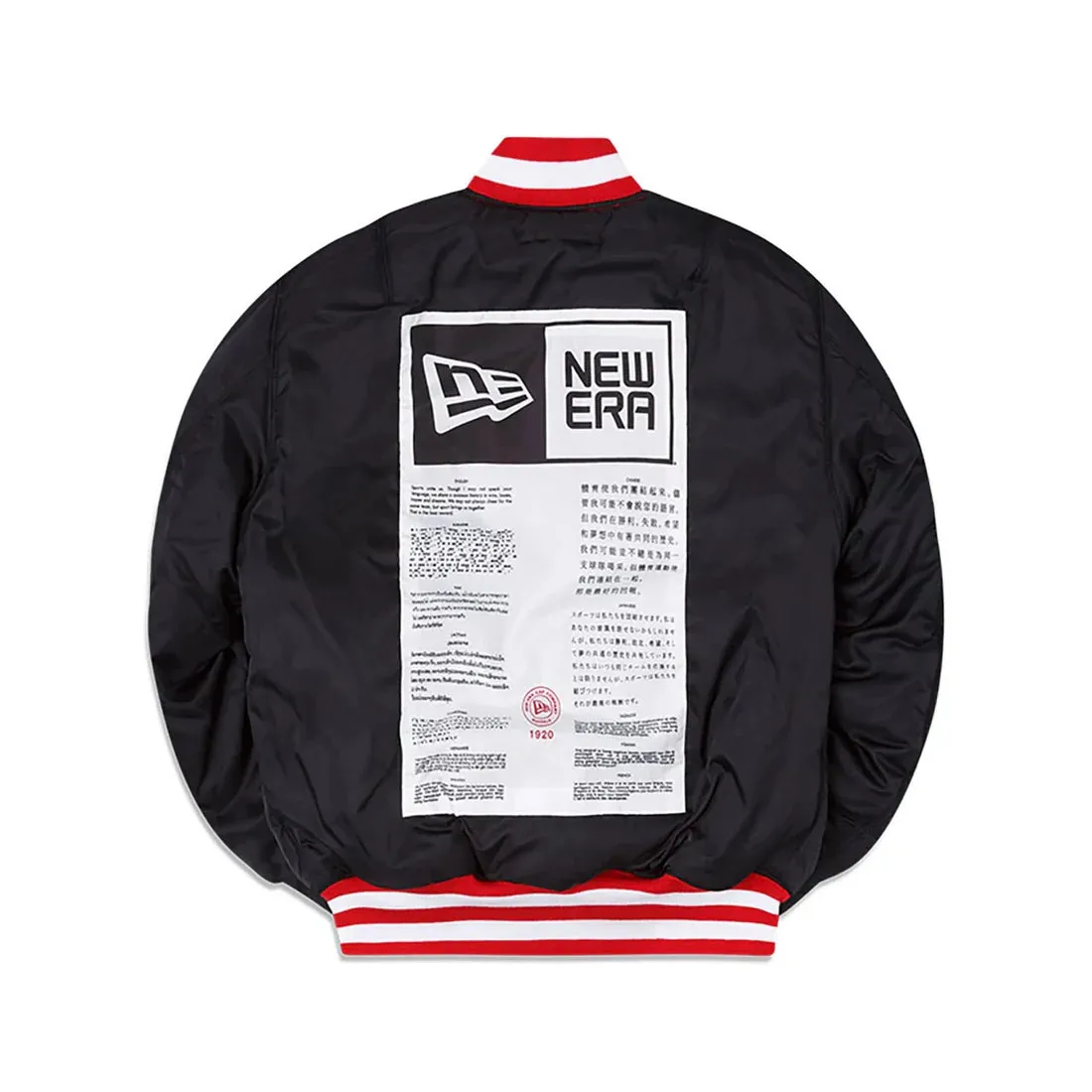 KANSAS CITY CHIEFS X ALPHA X NEW ERA MA-1 BOMBER JACKET