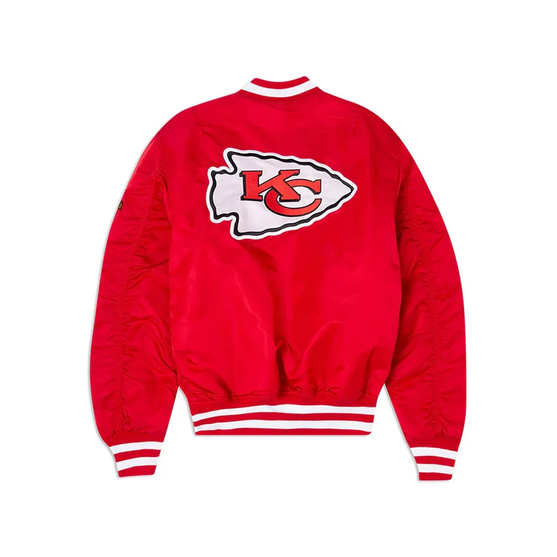 KANSAS CITY CHIEFS X ALPHA X NEW ERA MA-1 BOMBER JACKET