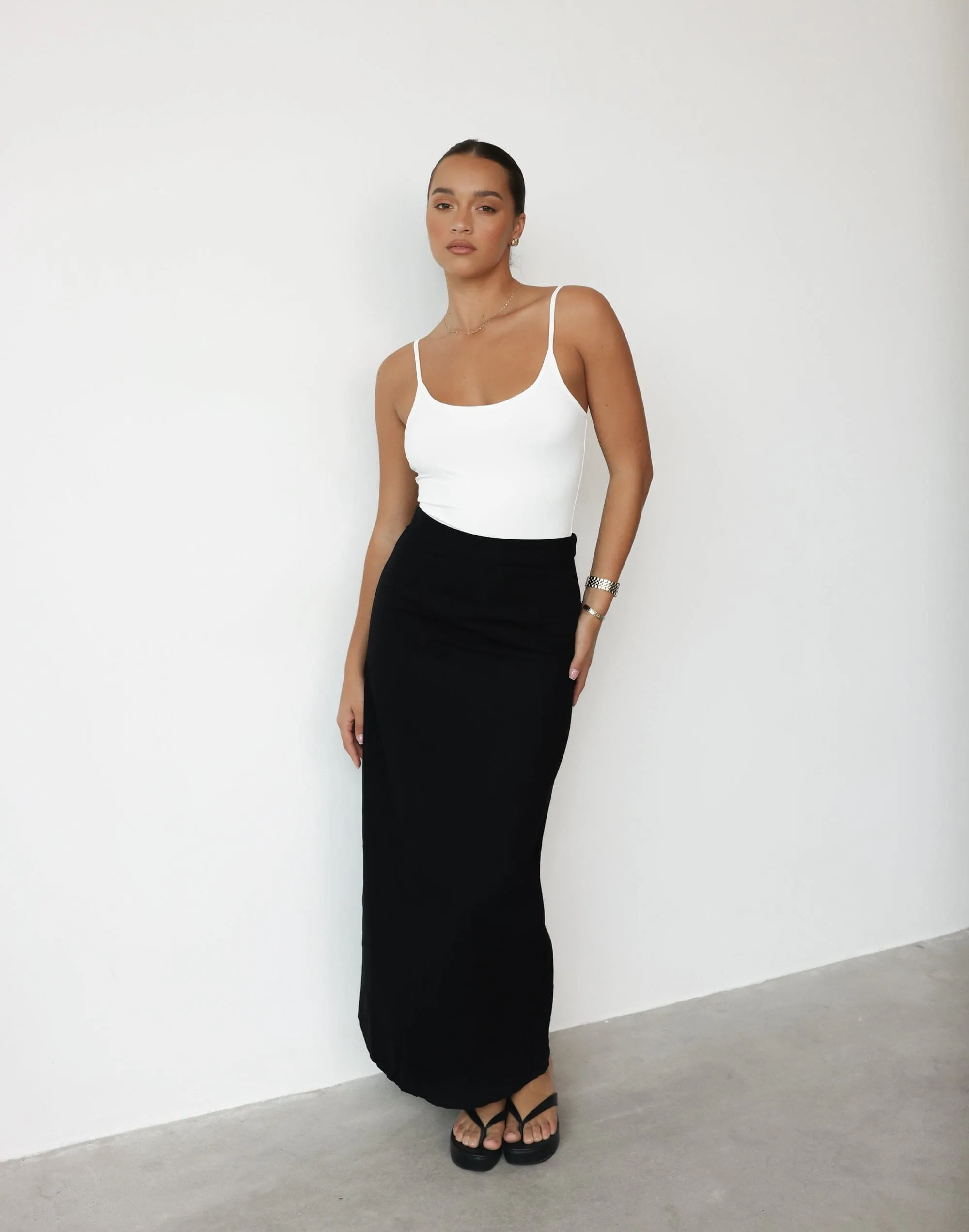 Kristen Maxi Skirt (Black)