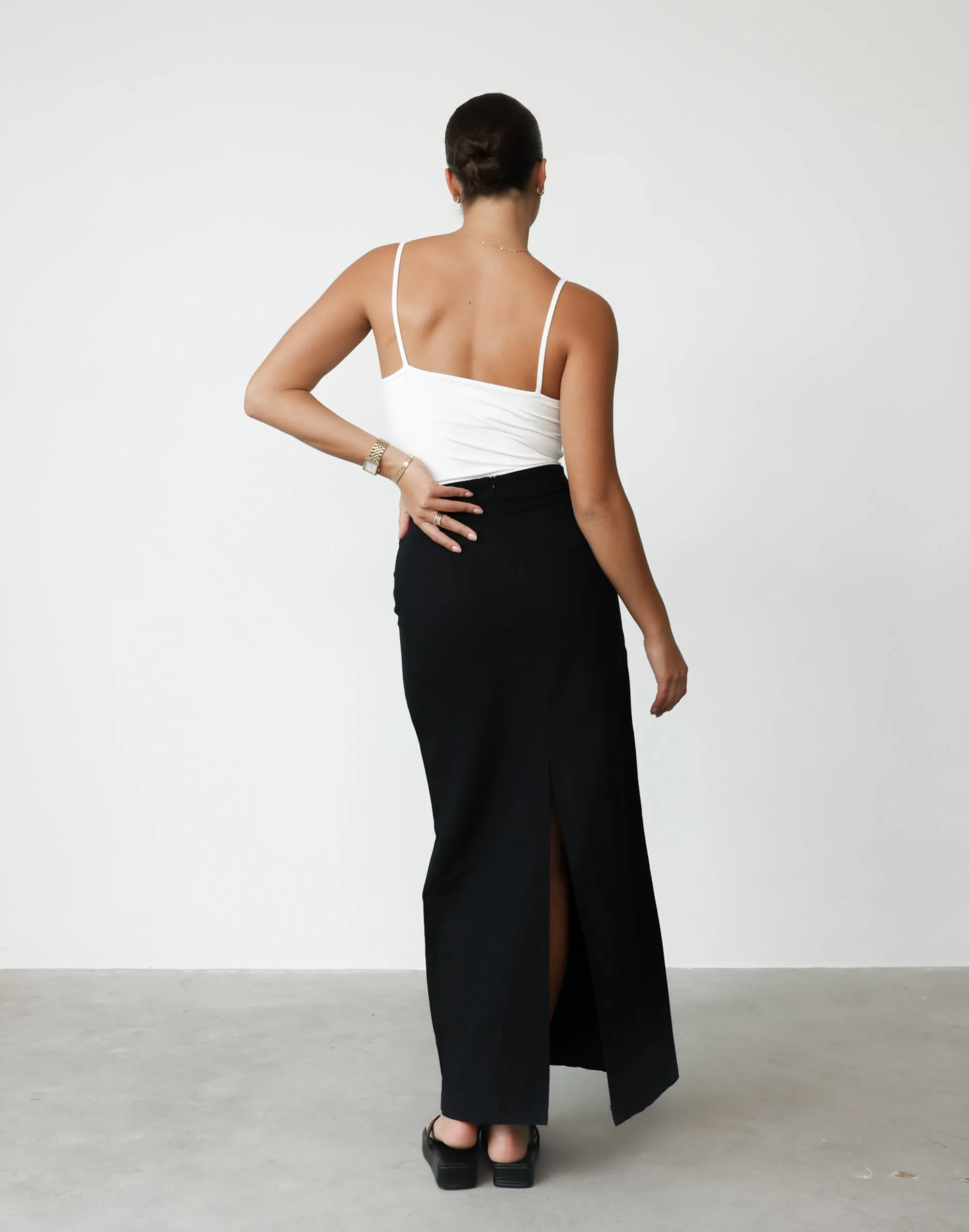 Kristen Maxi Skirt (Black)