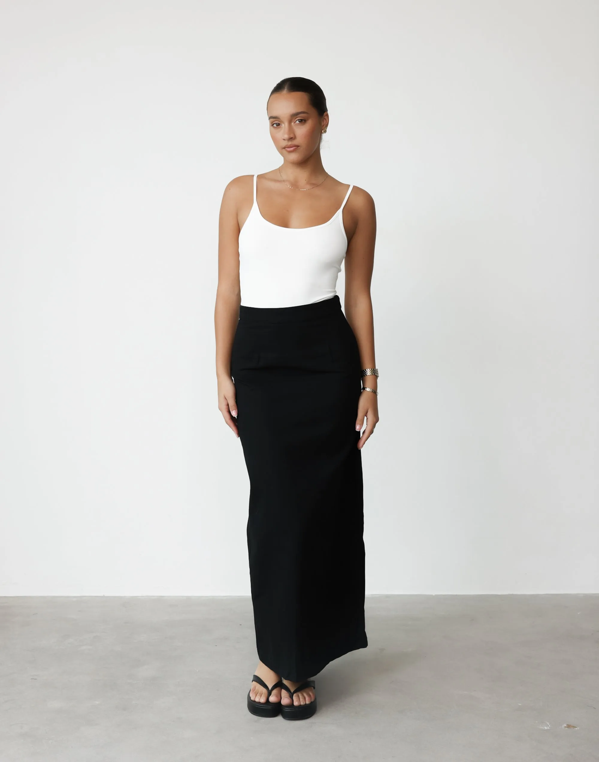 Kristen Maxi Skirt (Black)