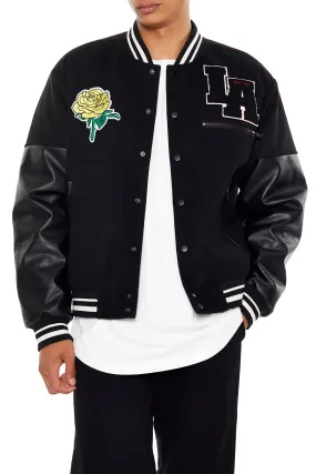 LA Chenille Patch Varsity Jacket