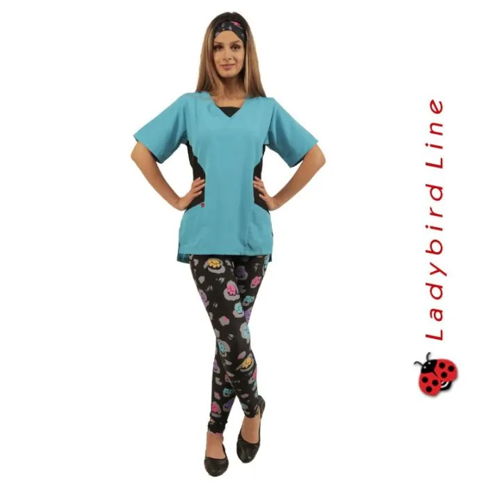 Ladybird Shadow Leggings - Multicolor Paws