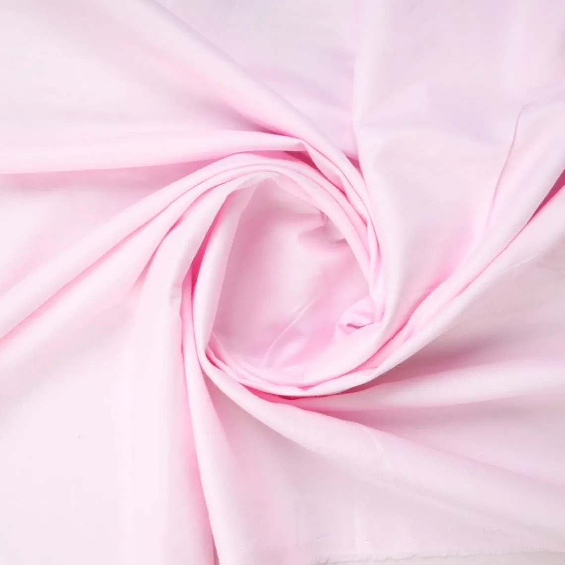 Light Pink Solid Semi Cotton Fabric