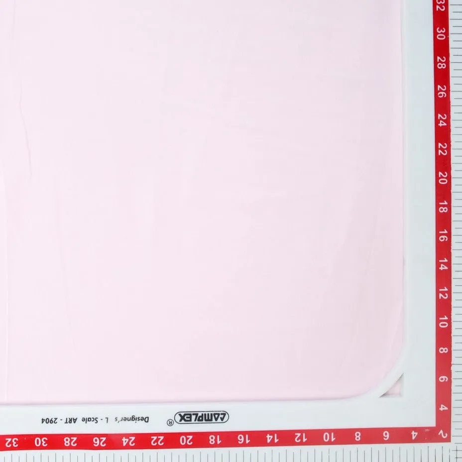 Light Pink Solid Semi Cotton Fabric