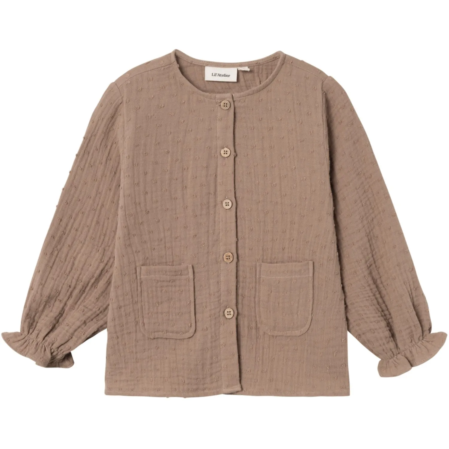 Lil'Atelier Woodsmoke Lamia Loose Shirt