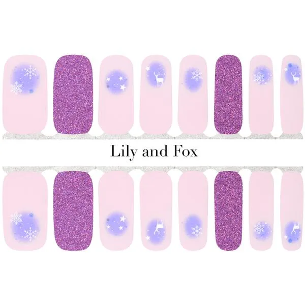 Lily And Fox - Nail Wrap - Berry Merry Christmas!