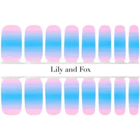 Lily and Fox - Nail Wrap - Bubblegum Sunset