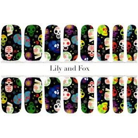 Lily And Fox - Nail Wrap - Day Of The Dead