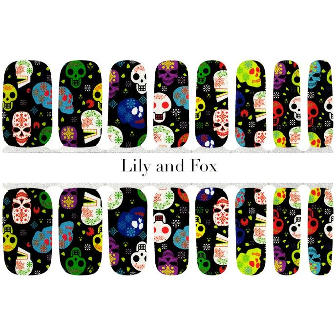 Lily And Fox - Nail Wrap - Day Of The Dead