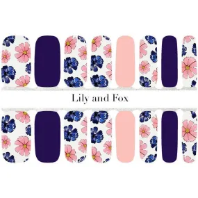 Lily and Fox - Nail Wrap - Hibiscus Punch