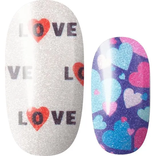 Lily And Fox - Nail Wrap - I Heart You V2