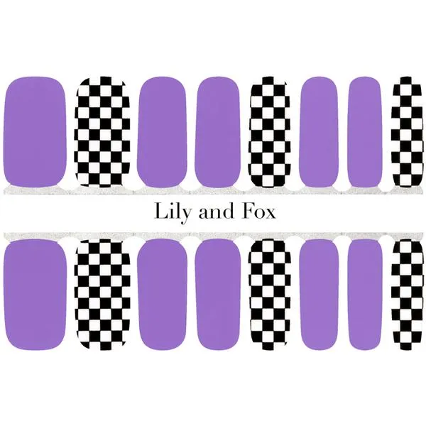 Lily and Fox - Nail Wrap - Street Racer