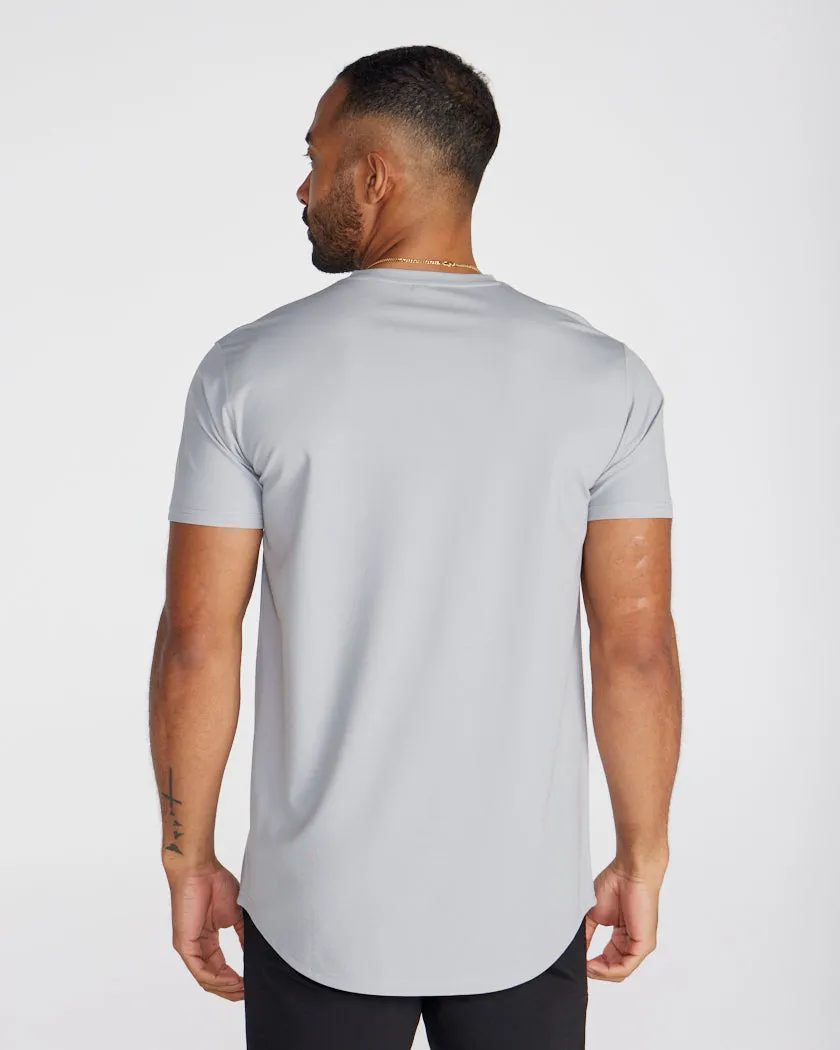 Limitless Short Sleeve Henley Drop-Cut