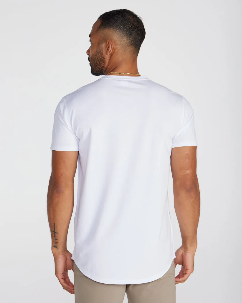 Limitless Short Sleeve Henley Drop-Cut