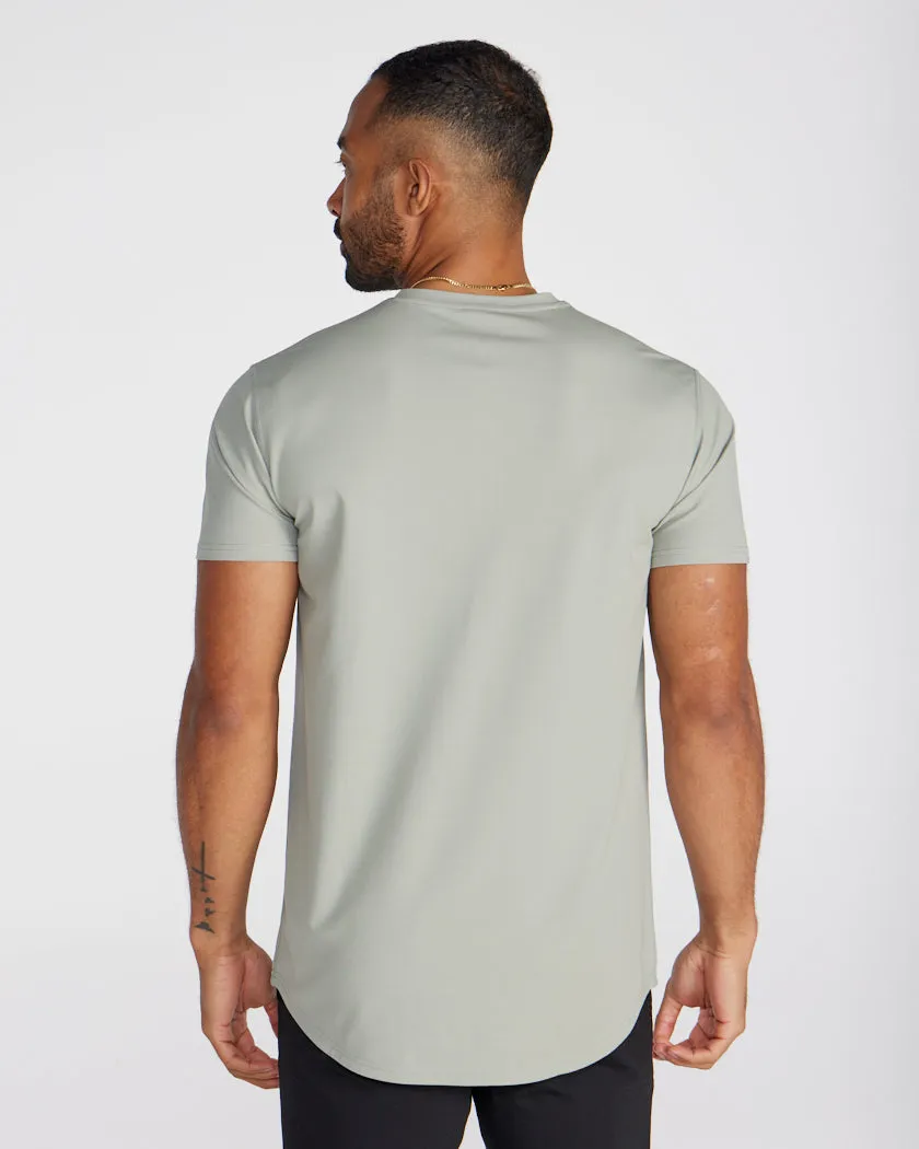 Limitless Short Sleeve Henley Drop-Cut