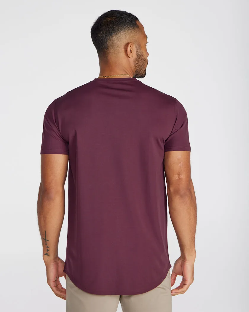 Limitless Short Sleeve Henley Drop-Cut