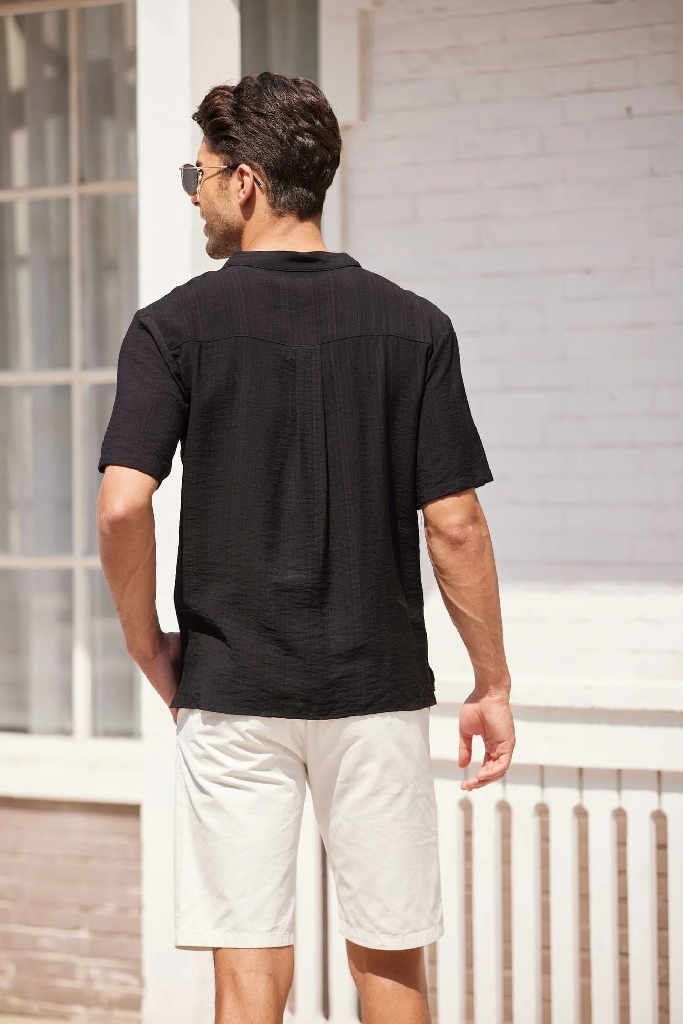 Linen Henley T-Shirt (US Only)