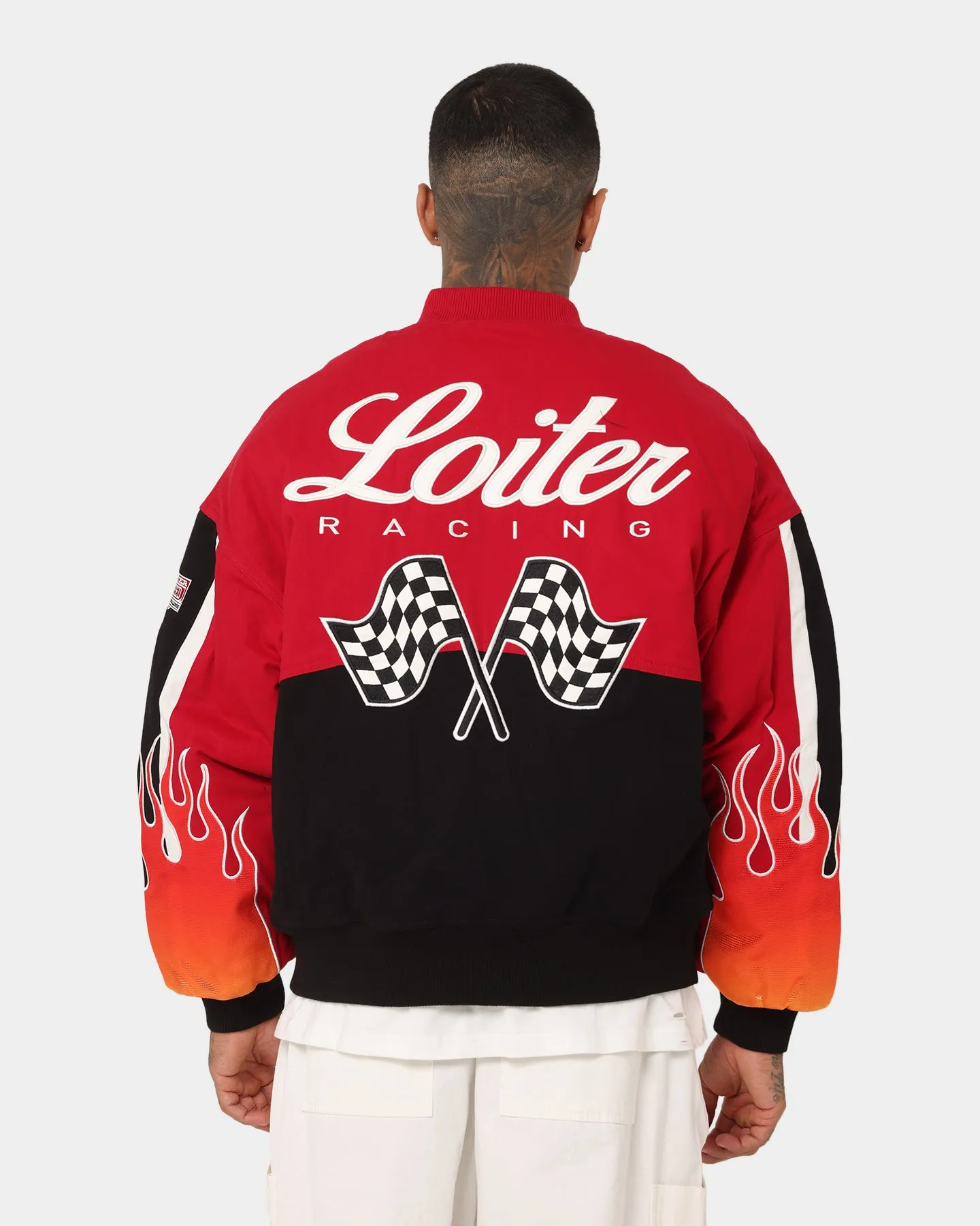 Loiter Daytona Motor Jacket Red