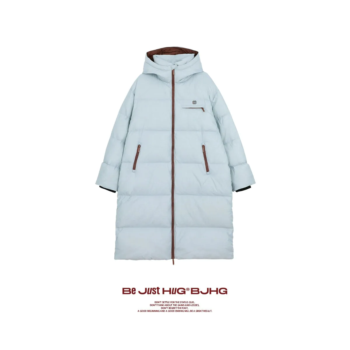 Long Thick White Duck Down Coat WN9791