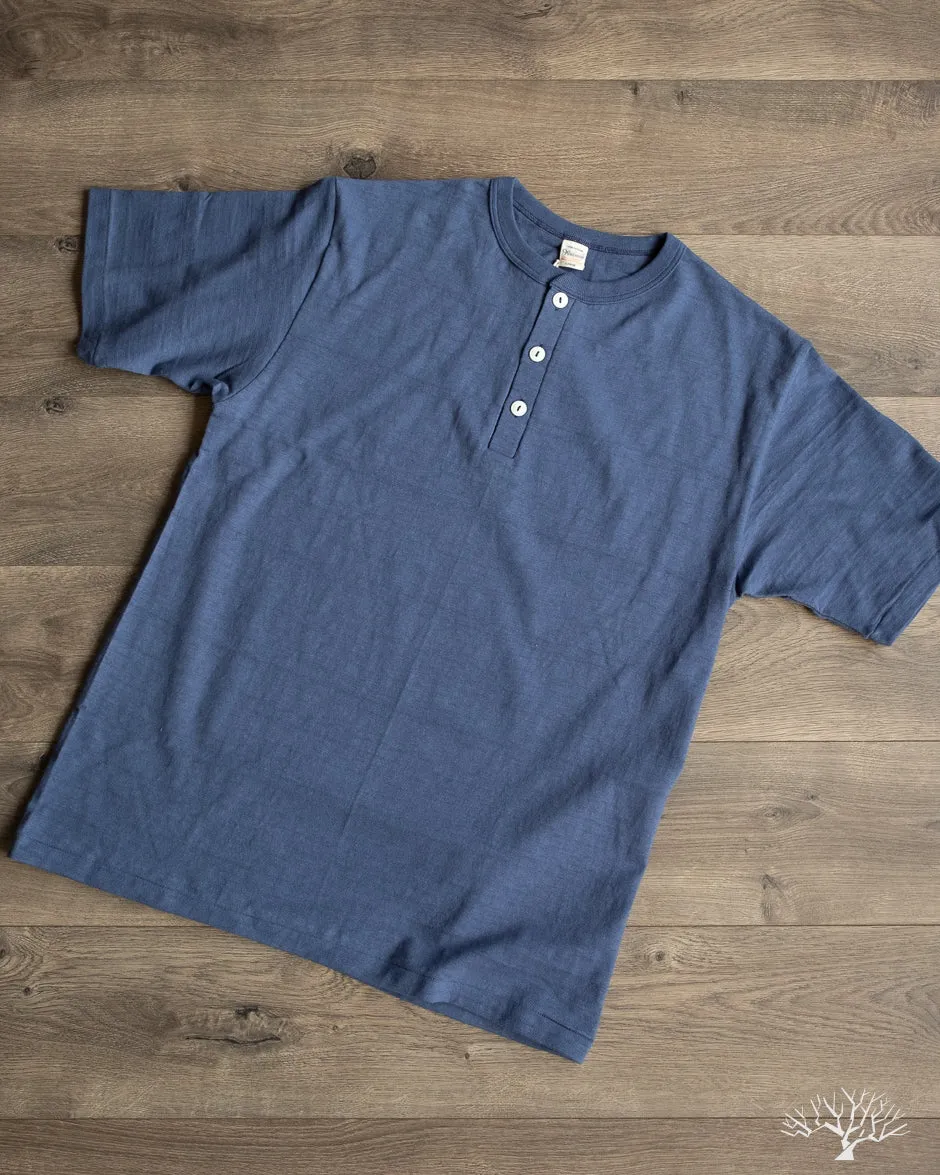 Lot 4601 - Henley T-Shirt - Faded Blue