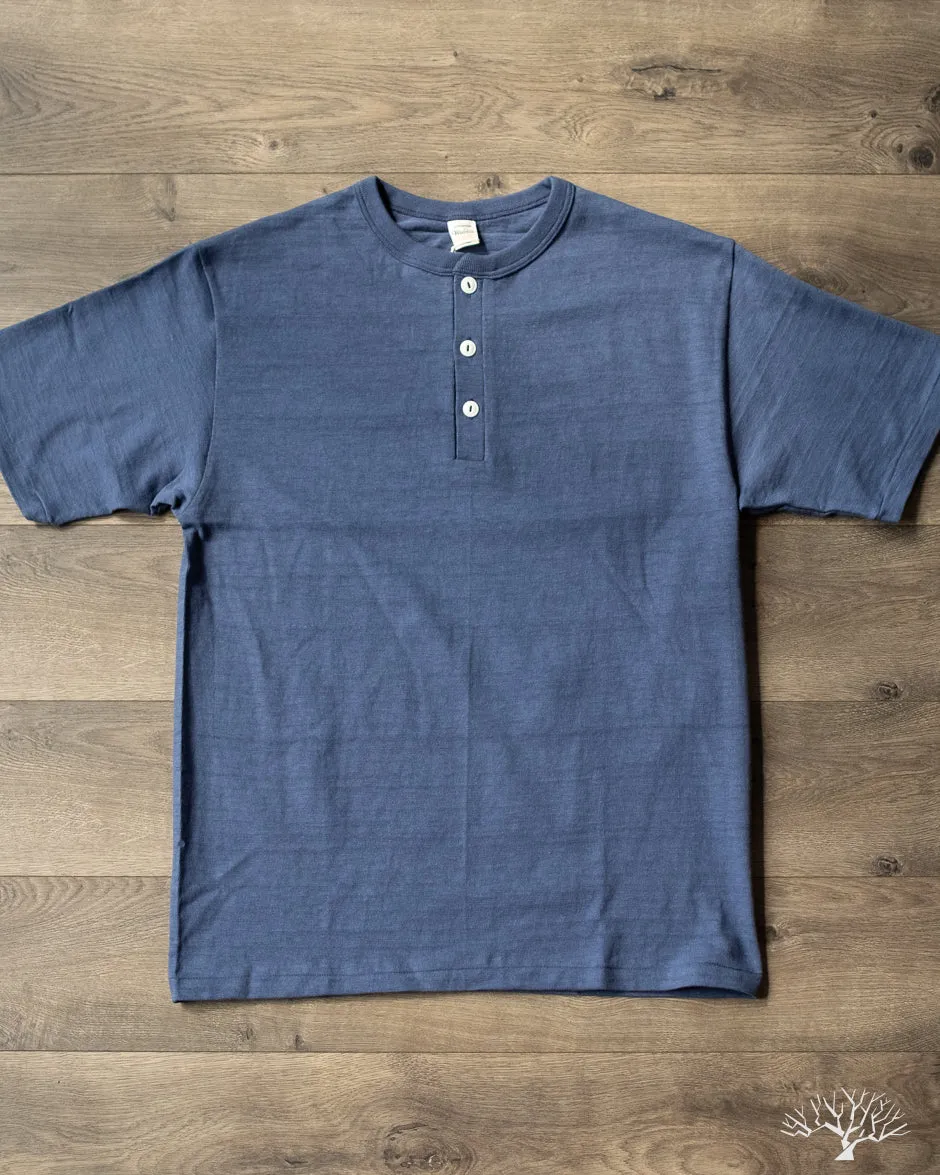 Lot 4601 - Henley T-Shirt - Faded Blue