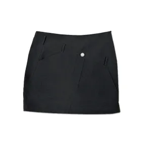 Loveland Diagonal Belt Golf Skort-Black