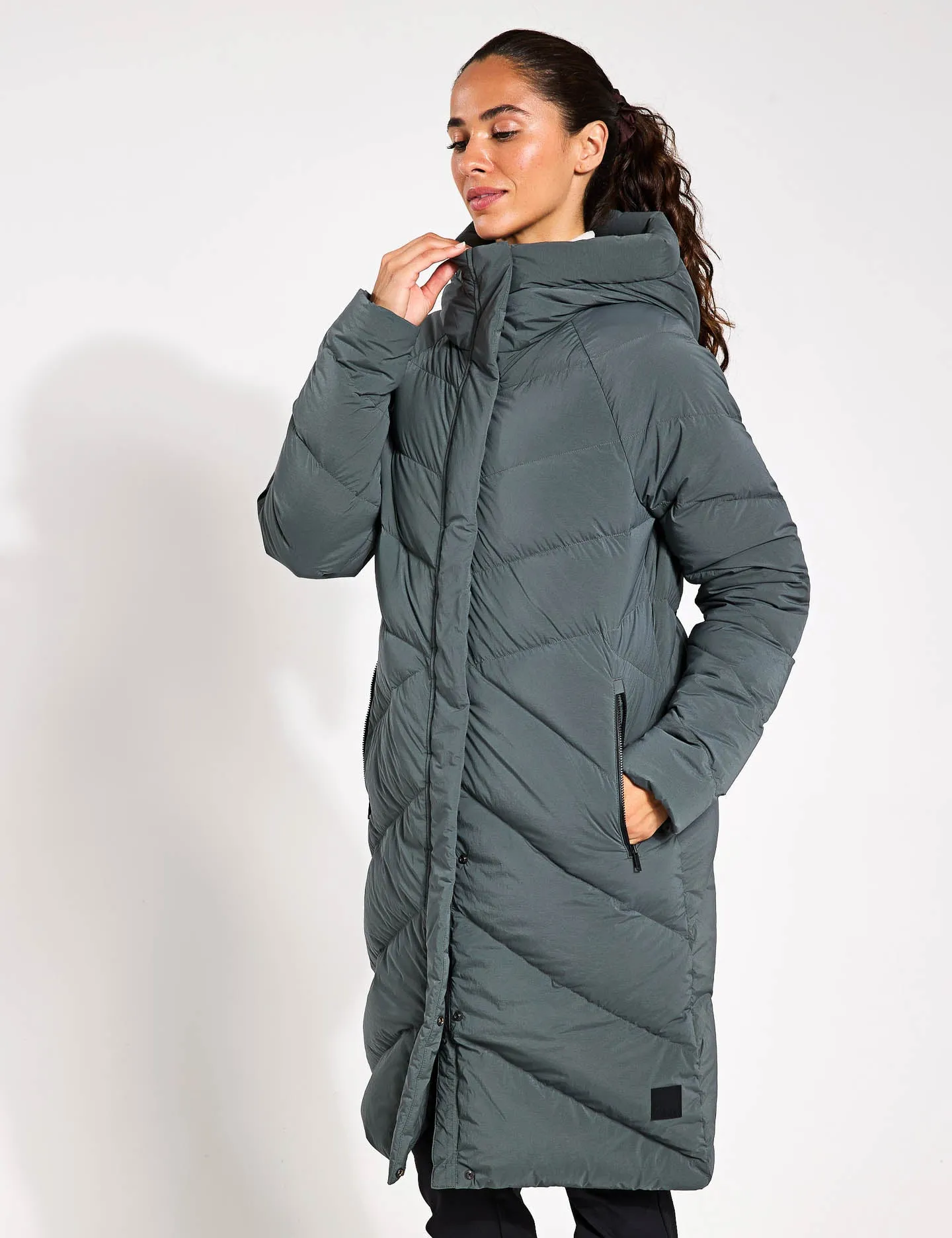 Marienplatz Coat - Slate Green