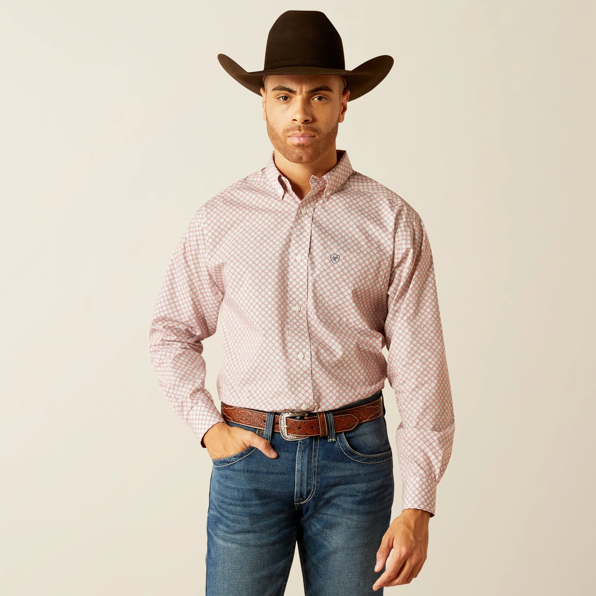 Men's Ariat Wrinkle Free Larson Classic Fit Shirt - 10052384