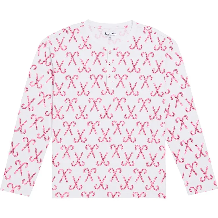 Men's Candy Cane Henley