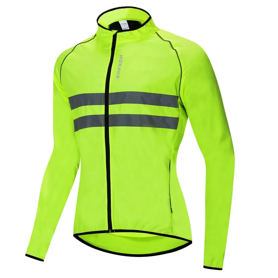 Men's Cycling Jacket Hooded Reflective Vest Wind Coat Windproof MTB Bike Windbreaker Riding Bicycle  Cycle Clothing