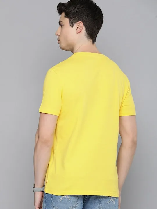 Men's Solid Henley T-shirt