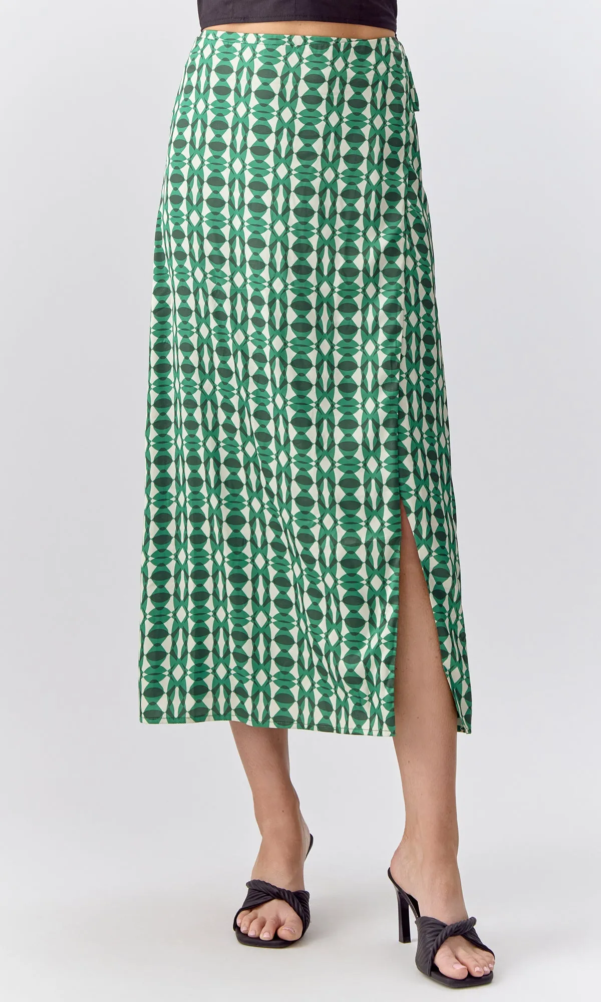 Meredith Wrap Midi Skirt