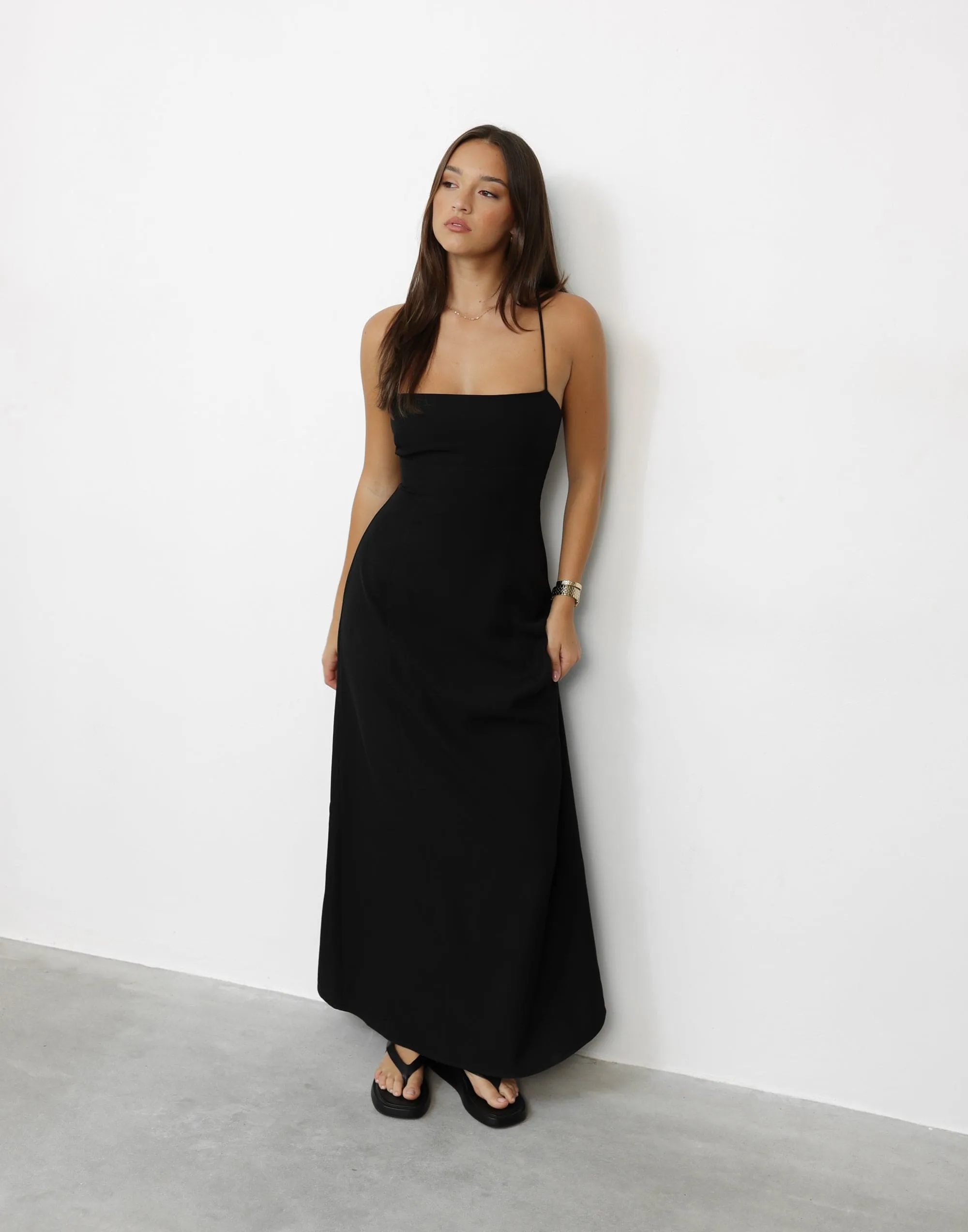 Mirielle Maxi Dress (Black)