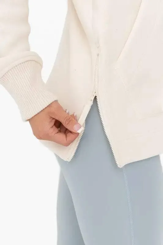 Mono B Cozy Microfleece Zip Jacket