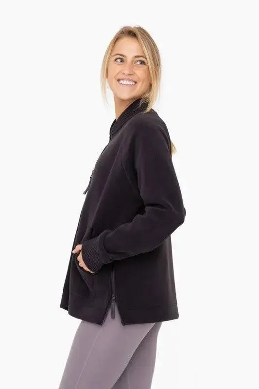 Mono B Cozy Microfleece Zip Jacket