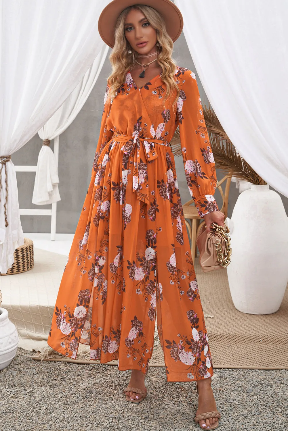 Nicky Floral Bohemian Maxi Dress