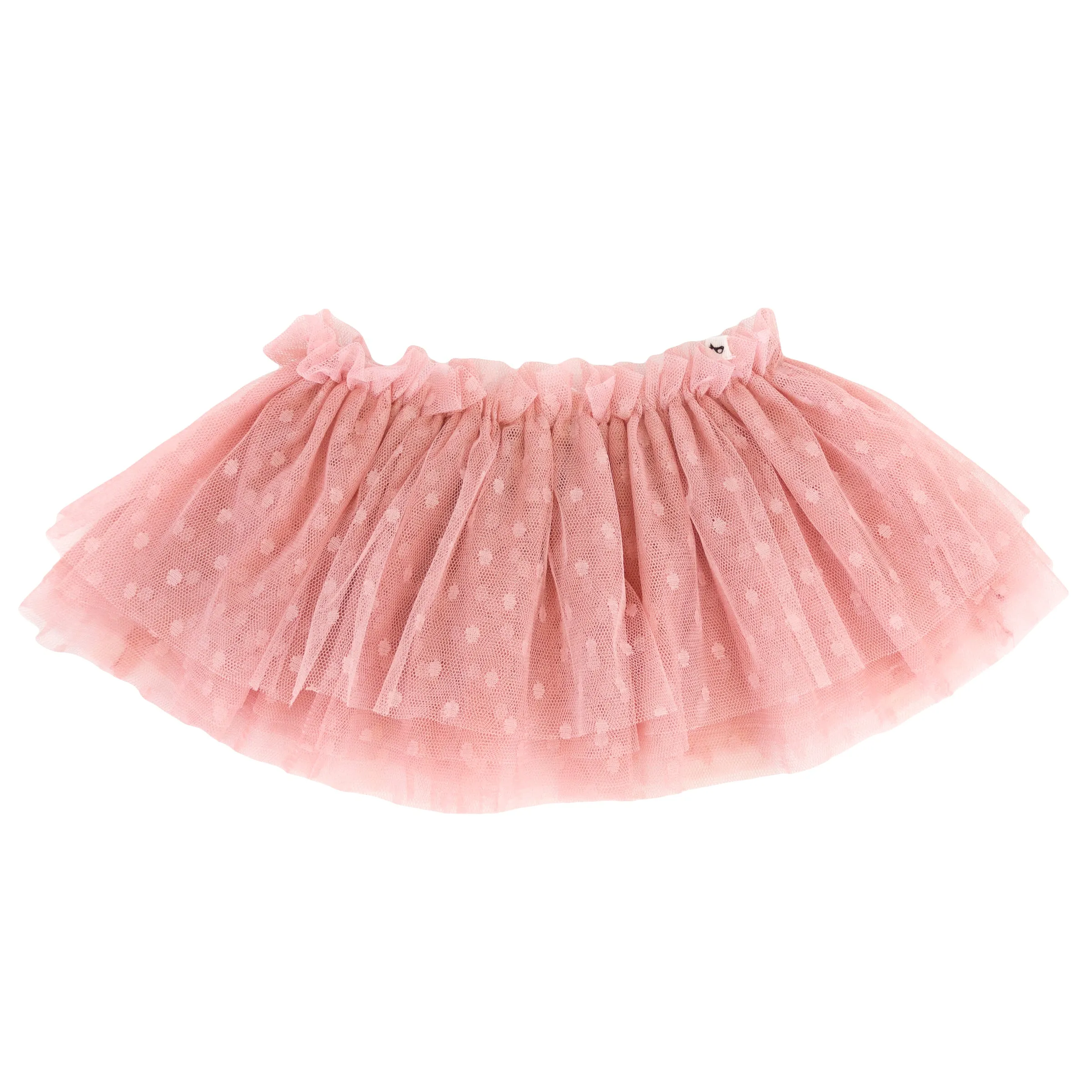 oh baby! Dotted Mesh Frill Tutu Skirt - Blush