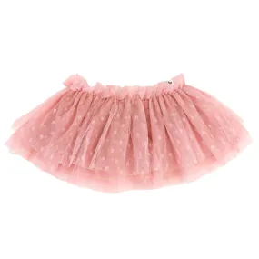 oh baby! Dotted Mesh Frill Tutu Skirt - Blush