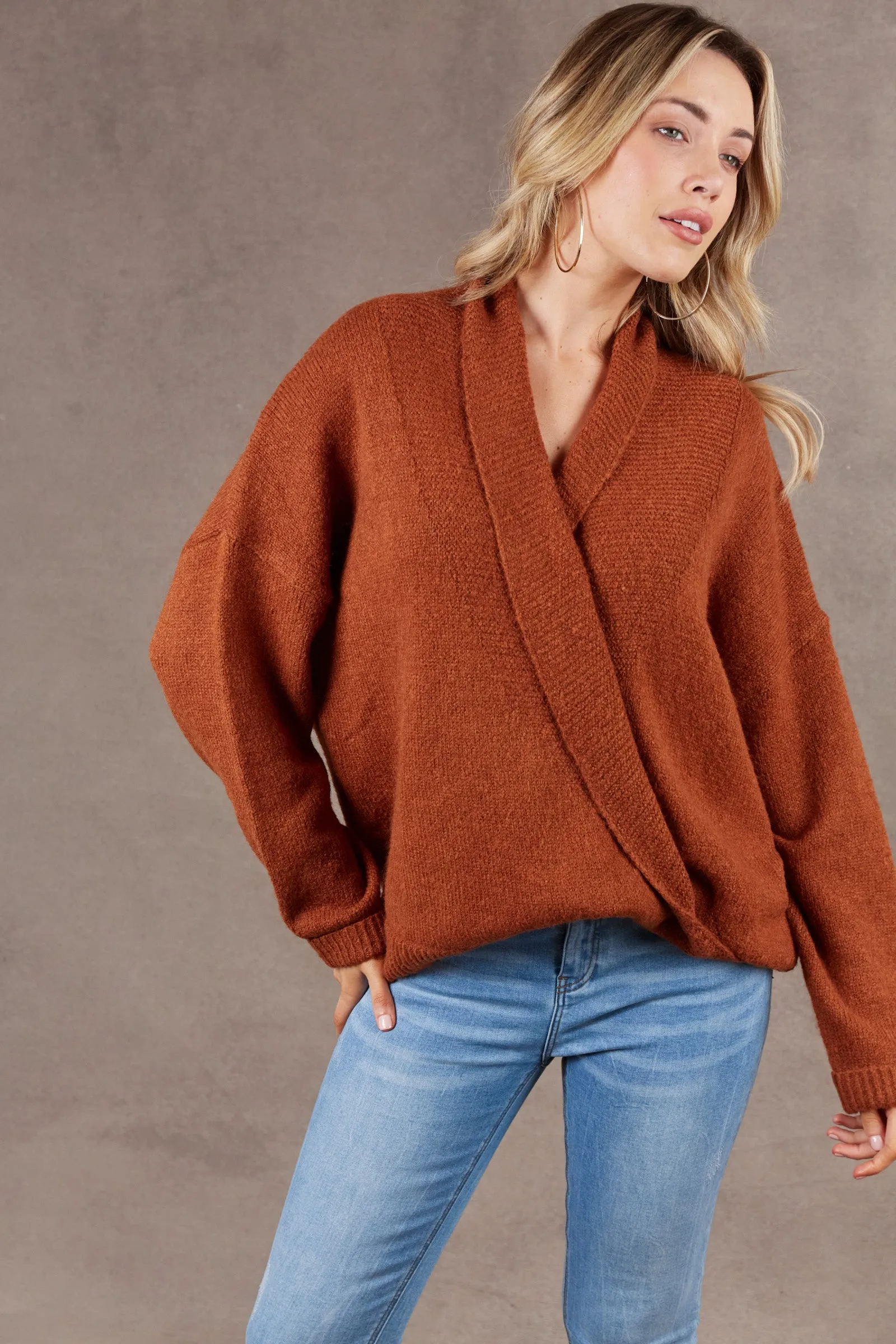 Paarl Crossover Knit - Ochre