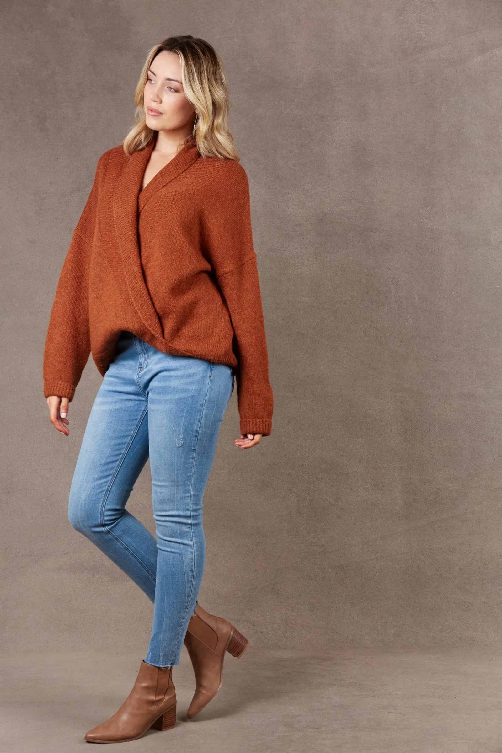 Paarl Crossover Knit - Ochre