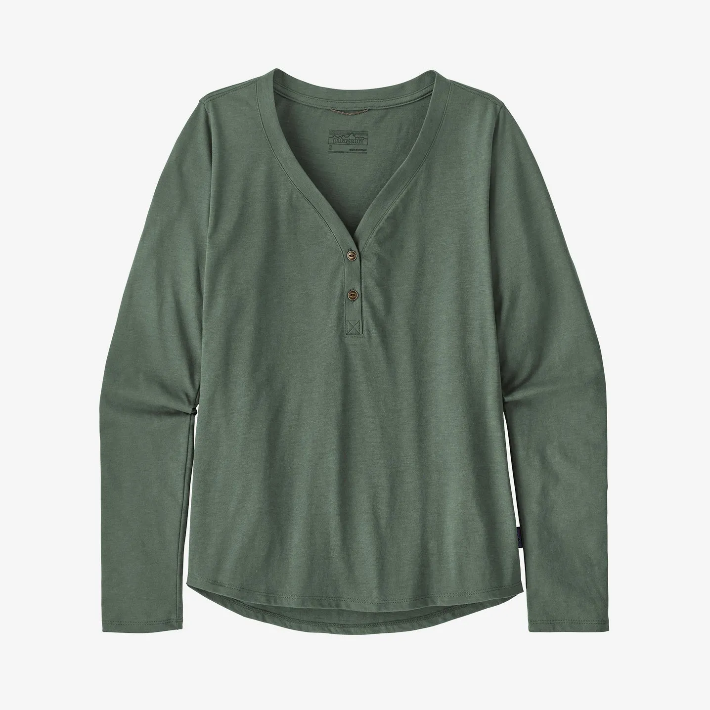 Patagonia W's Mainstay Henley L/S Shirt-Hemlock Green