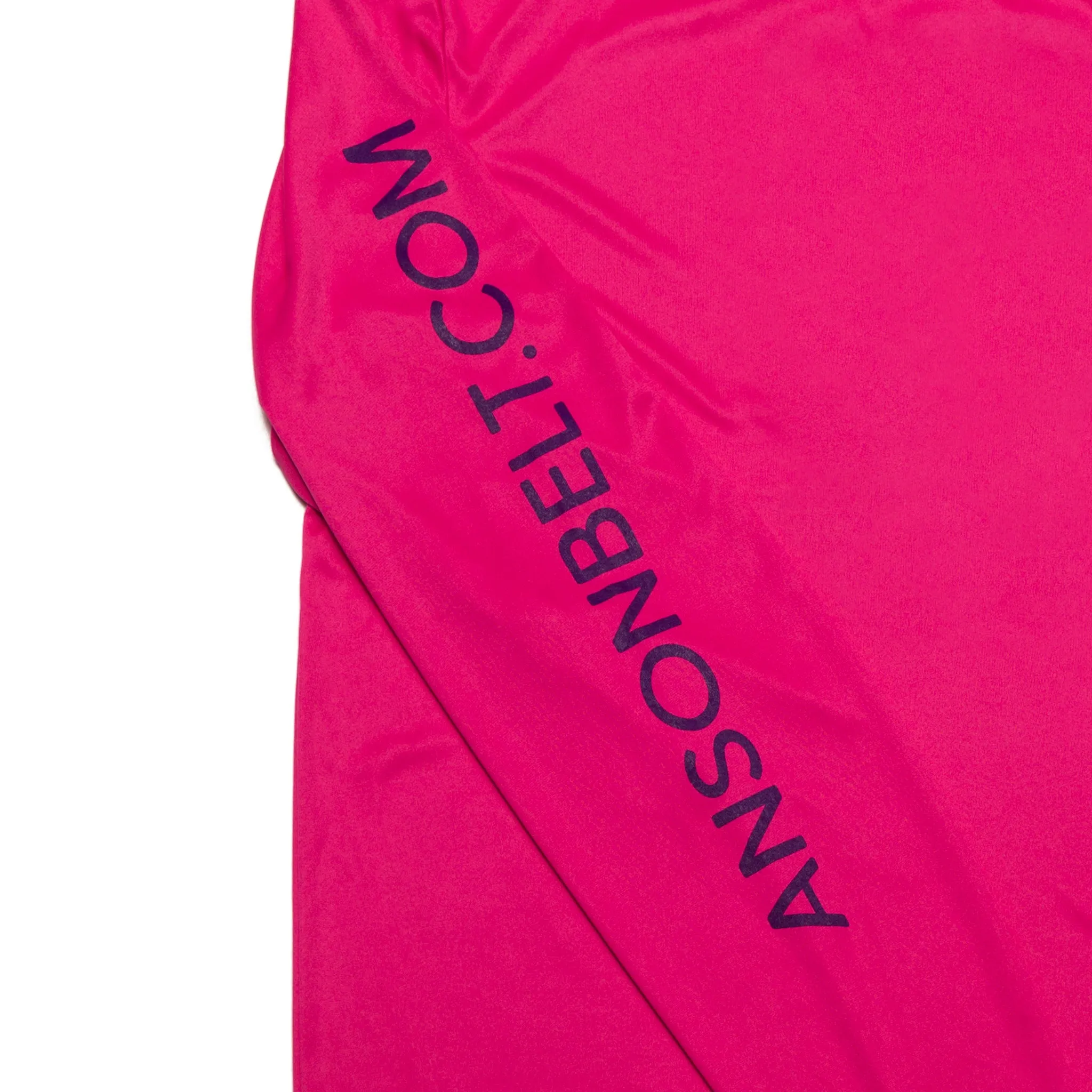 Pink Anson Belt Performance Long Sleeve Tee w/ Hanes Sport™ Men's FreshIQ™ Cool DRI® technology